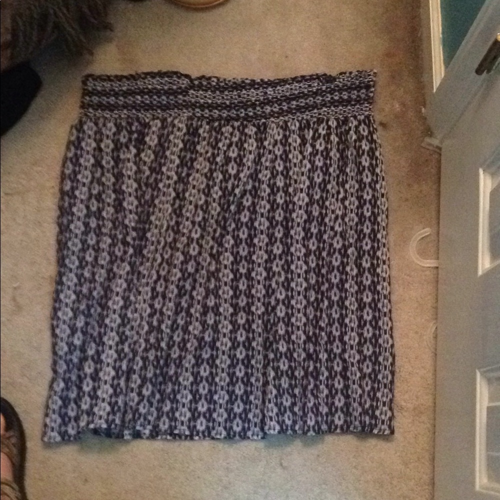 Blue skirt